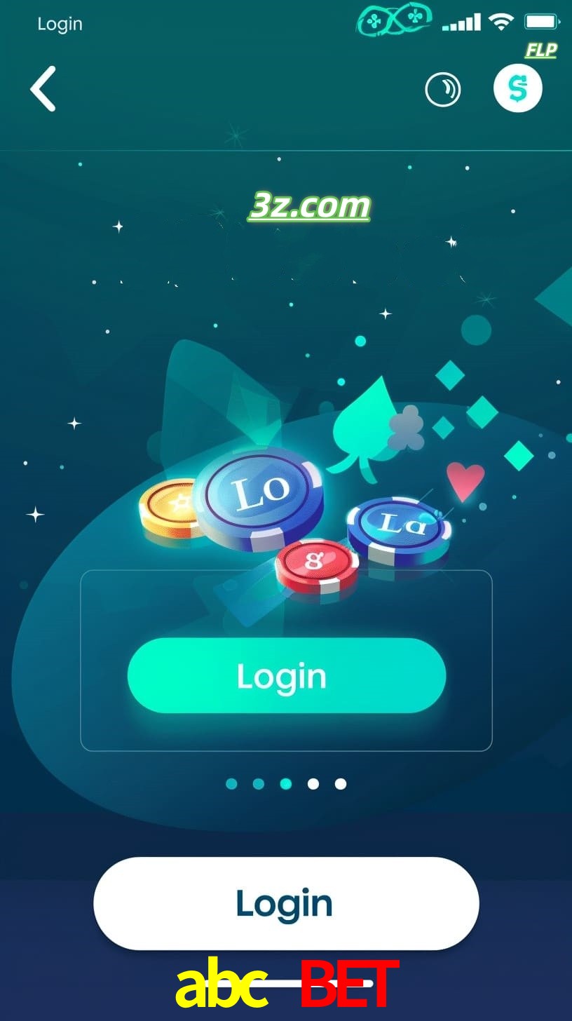 Login no aplicativo de cassino online abc bet Brasil com bônus de boas-vindas